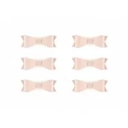 6 petits noeuds roses