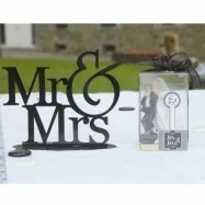 Mr & Mrs deco noir decor