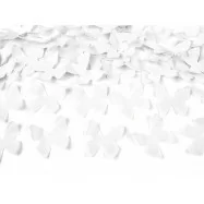 Confettis en forme de papillon blanc (canon 80 cm)