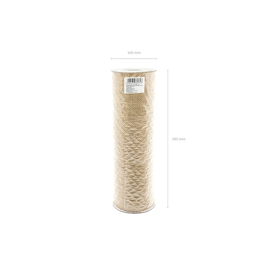 5 m chemin de table toile de jute 28 cm rouleau