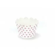 6 papiers pour cupcake sweets blanc