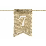 Numéro toile de jute 7