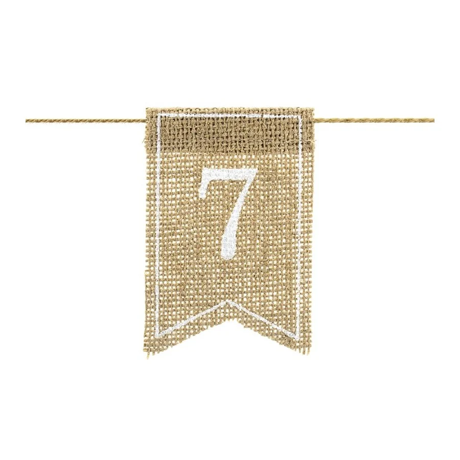 Numéro toile de jute 7