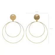2 cerceaux or emballage