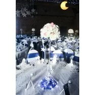 Location vase martini retourné avec roses