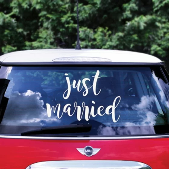 Sticker Just Married