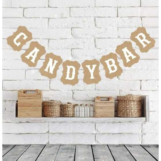 Guirlande Candy Bar kraft