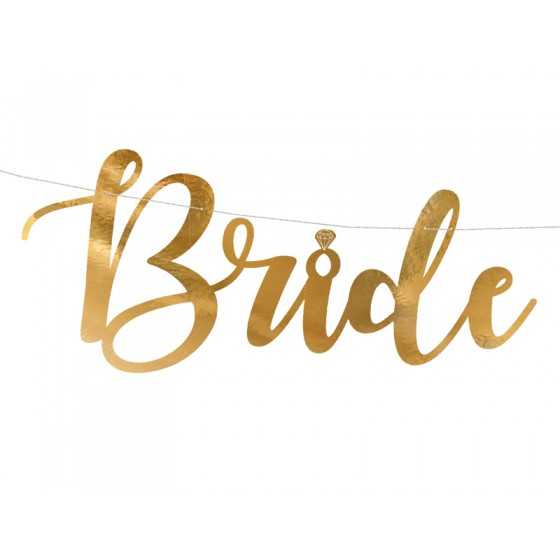 Guirlande en lettres "Bride to be" zoom