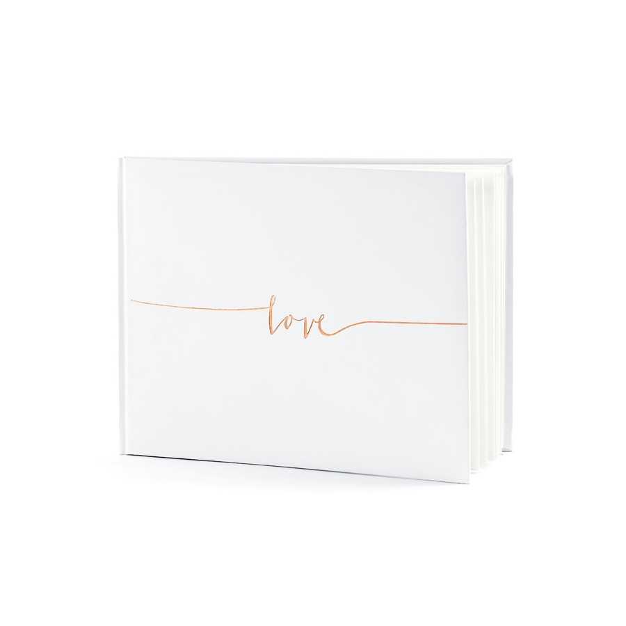 Livre d'or love rose gold