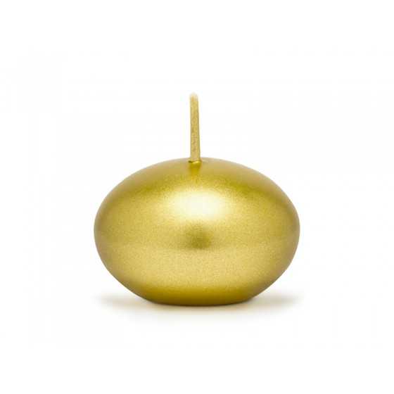 50 bougies flottantes or 4 cm unité