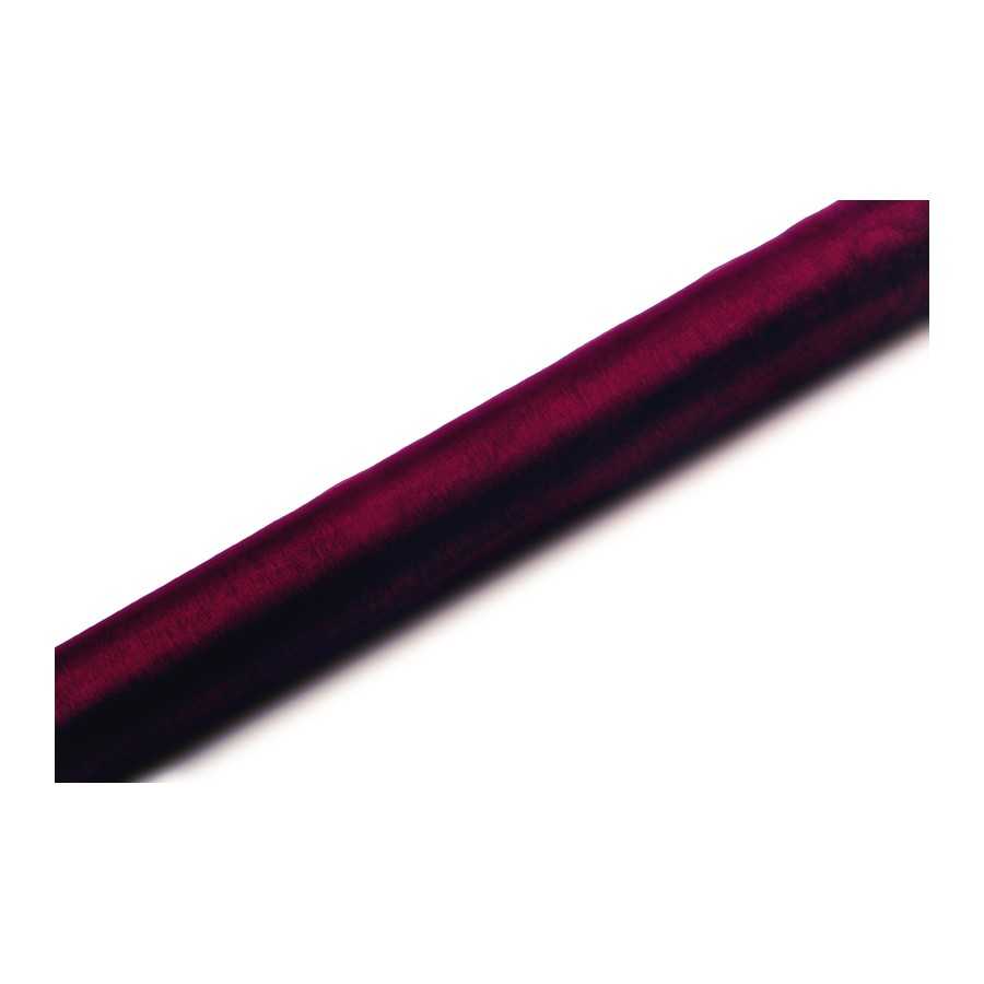 9 m chemin de table organza bordeaux