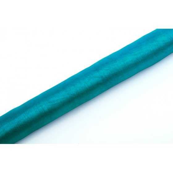 9 m organza turquoise