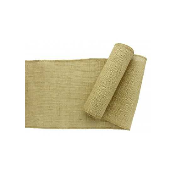 5 m chemin de table toile de jute 26 cm