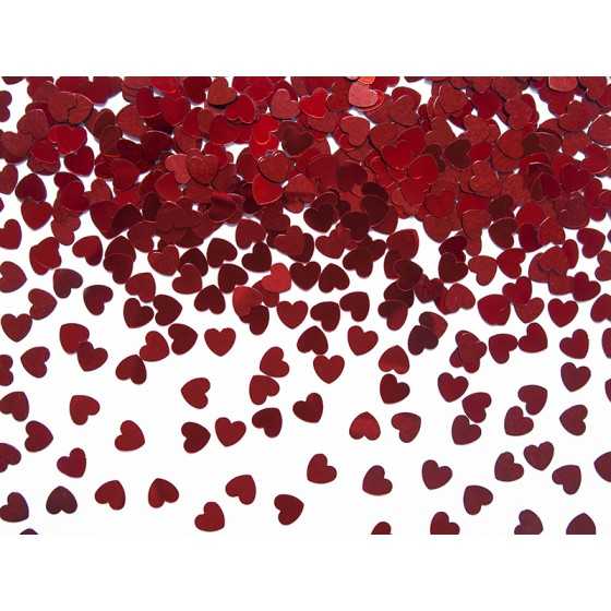 Confetti coeur rouge