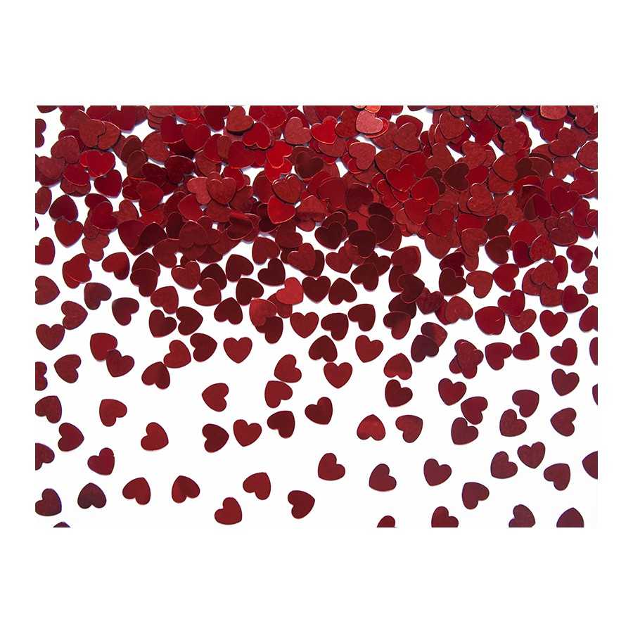 Confetti coeur rouge