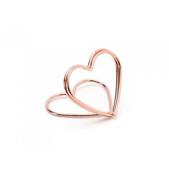 10 coeurs rose gold