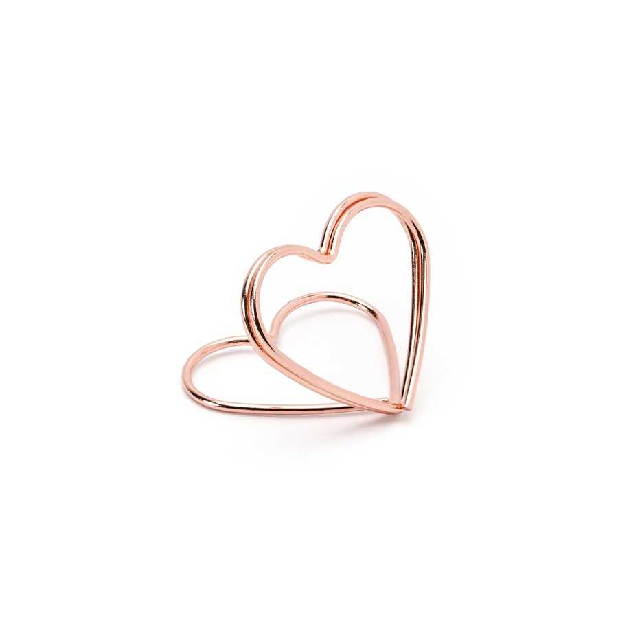 10 coeurs rose gold