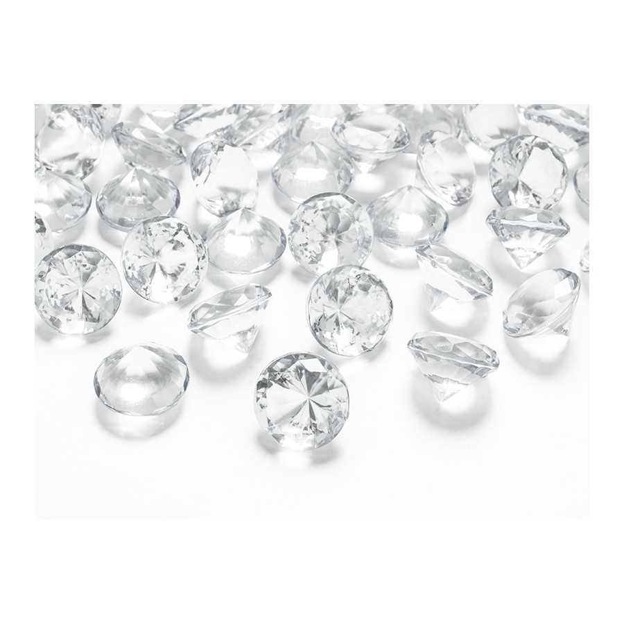 100 diamant transparent 12 mm