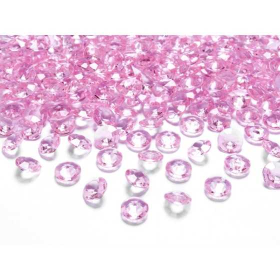 Diamant rose clair 12 mm