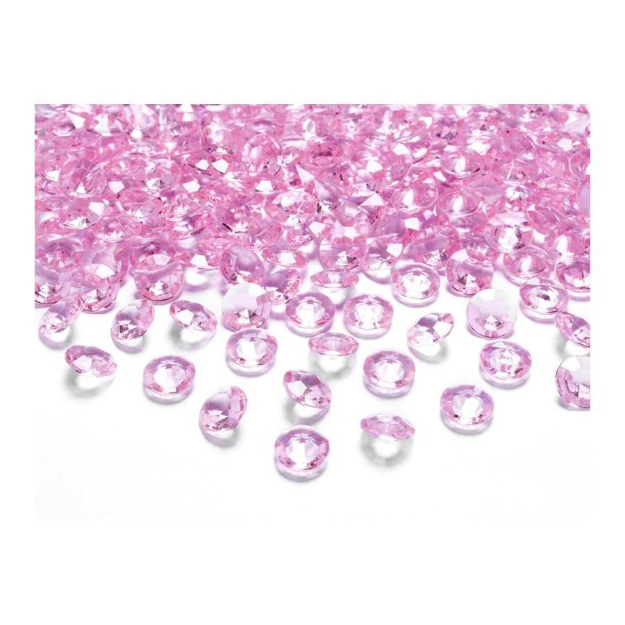 Diamant rose clair 12 mm