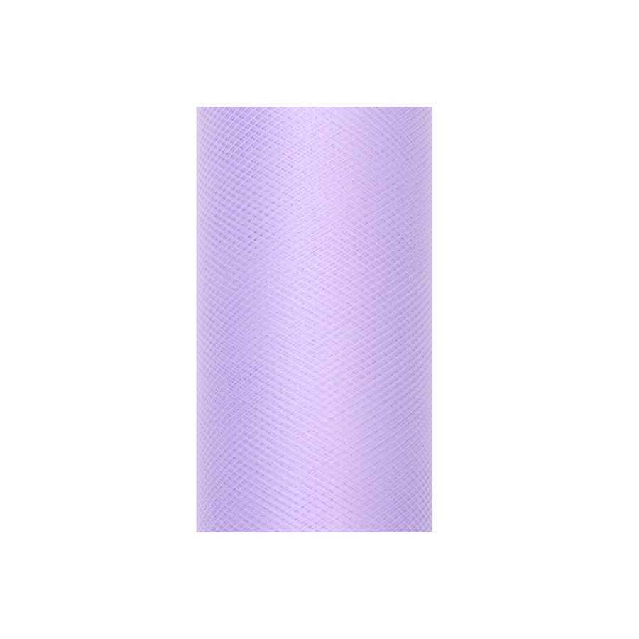 9 m de tulle lilas de 15 cm