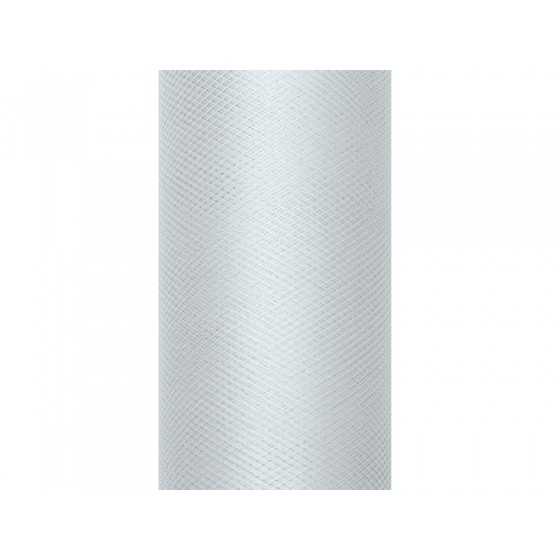 9 m tulle gris 15 cm