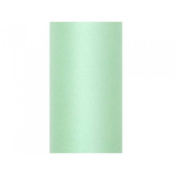 9 m  tulle menthe 15 cm