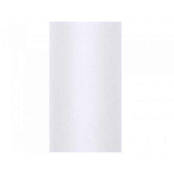 9 m tulle blanc scintillant 15 cm