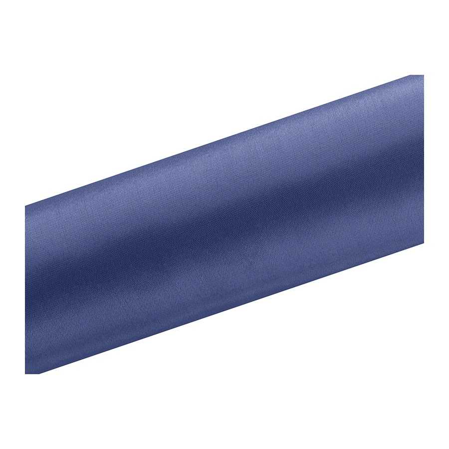 9 m satin bleu 16 cm