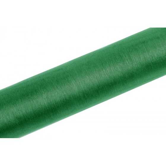 9 m organza vert 16 cm