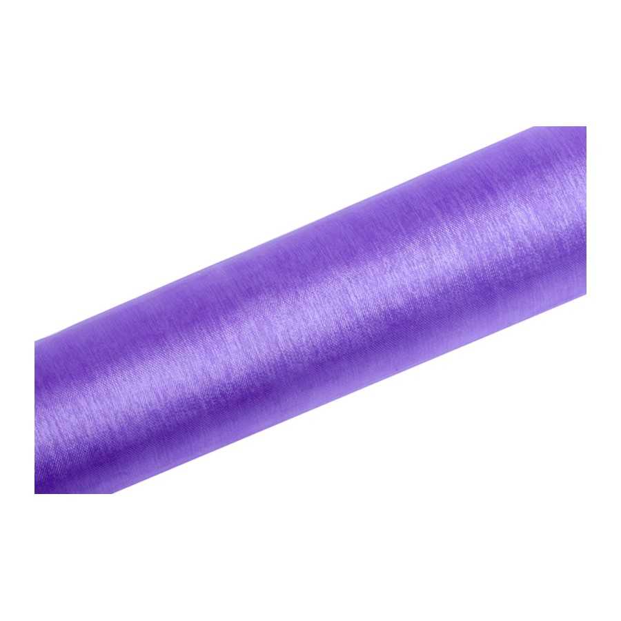 9 m organza lilas 16 cm