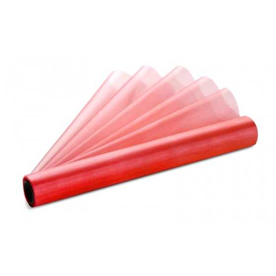 9 m organza rouge 16 cm zoom