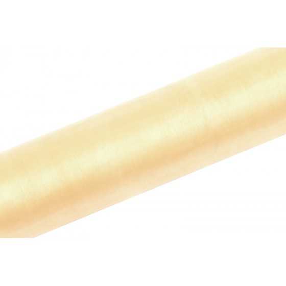 9 m organza crème 16 cm