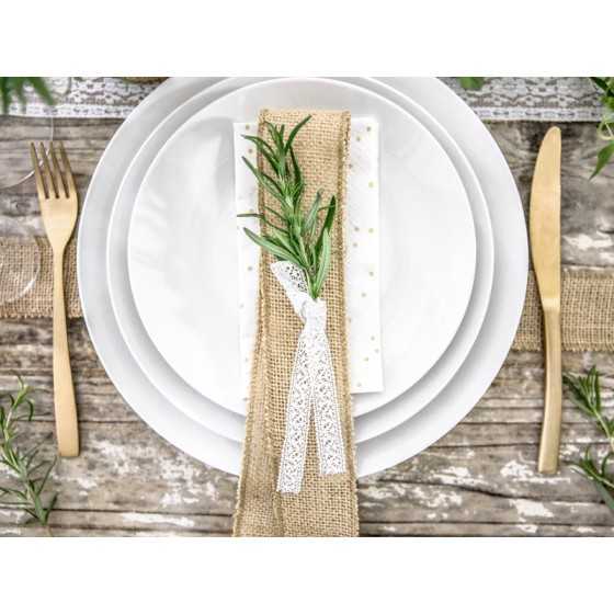 5 m toile de jute 4 cm assiette