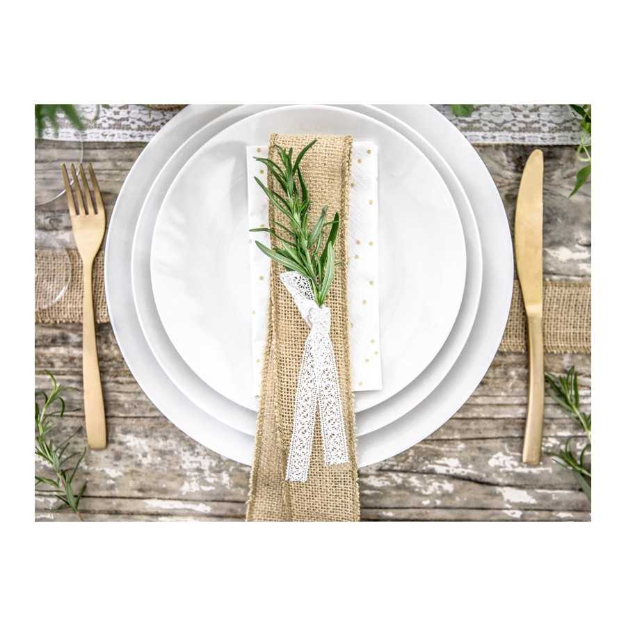 5 m toile de jute 4 cm assiette