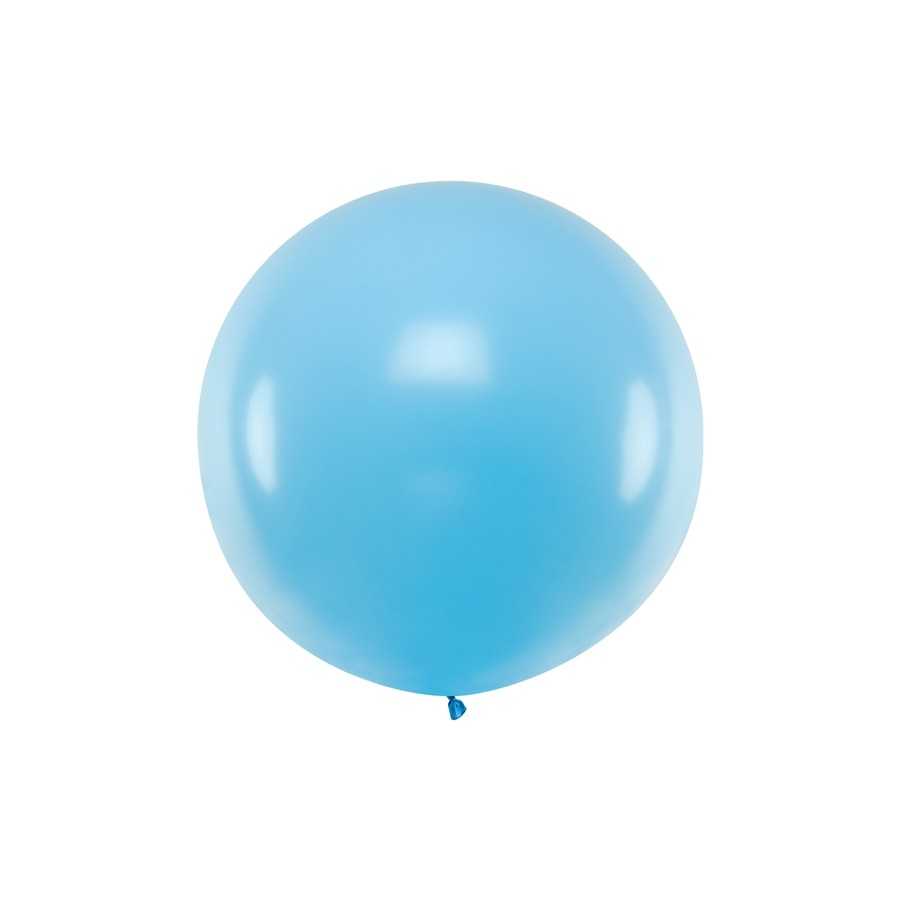 Ballon géant bleu ciel pastel