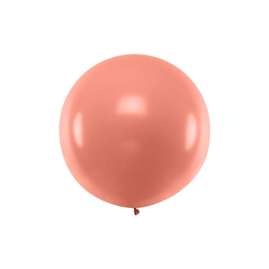 Ballon géant rose gold métallique