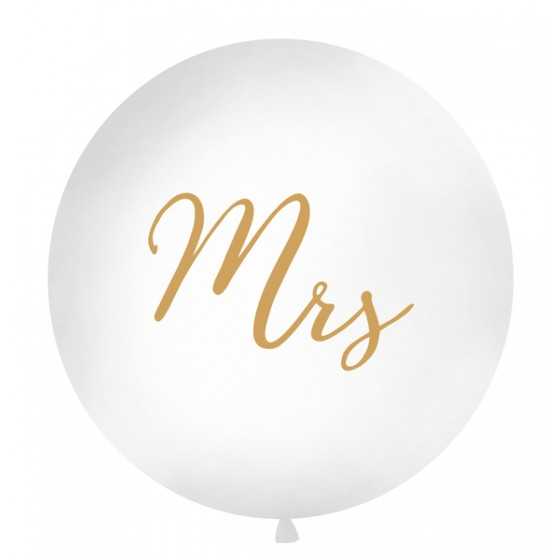 Ballon géant mrs or