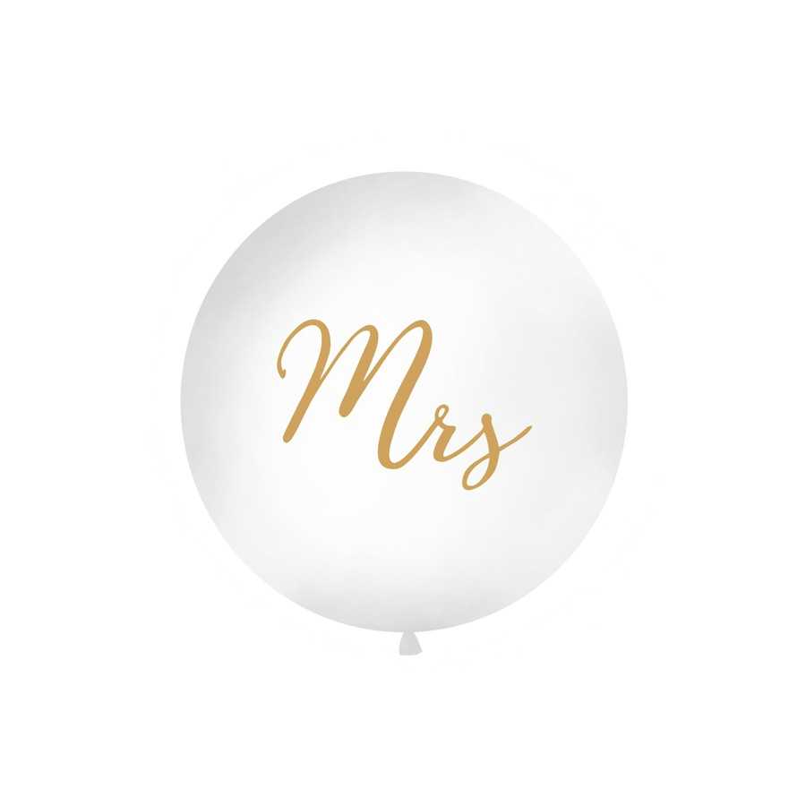 Ballon géant mrs or