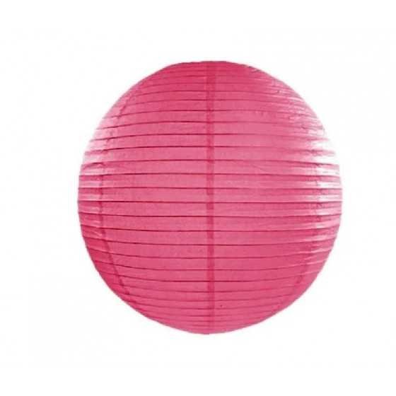 Lampion en papier fuchsia de 35 cm