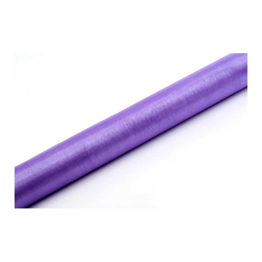 9 m chemin de table organza lilas