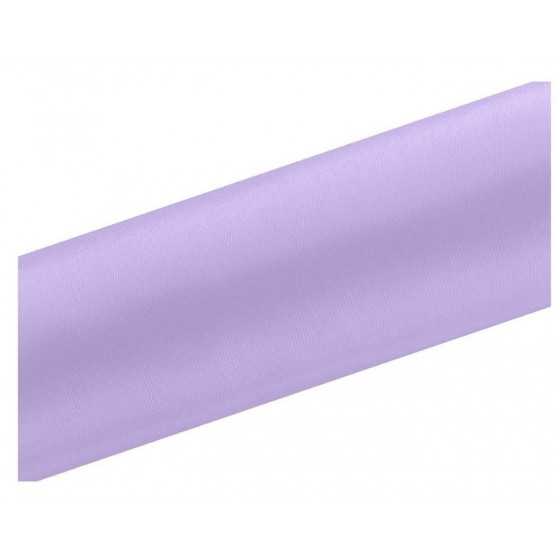 9 m de satin lilas de 16 cm