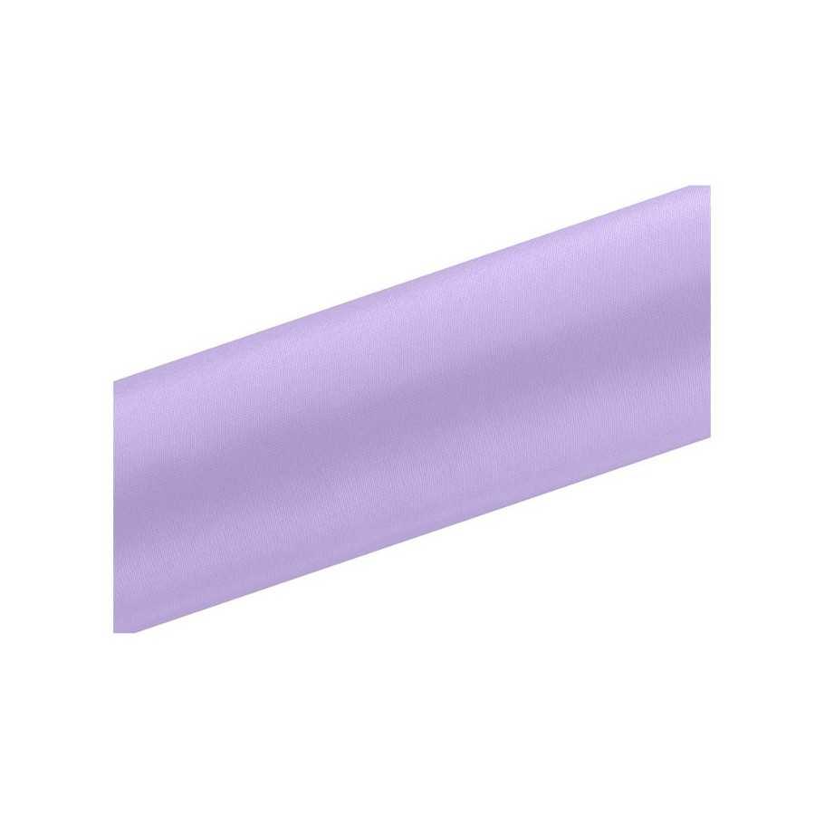 9 m de satin lilas de 16 cm