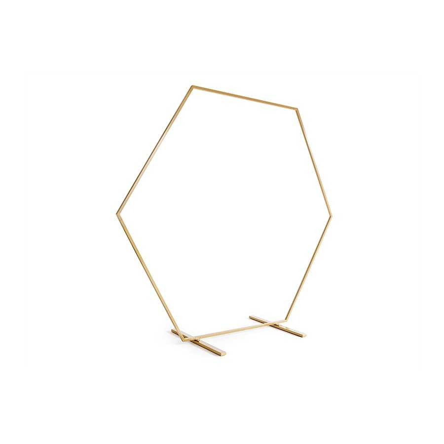 Location arche hexagonale or