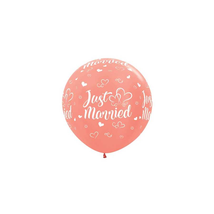 Ballon 90 cm rose gold Just Married Ballon 90 cm rose gold Just Married