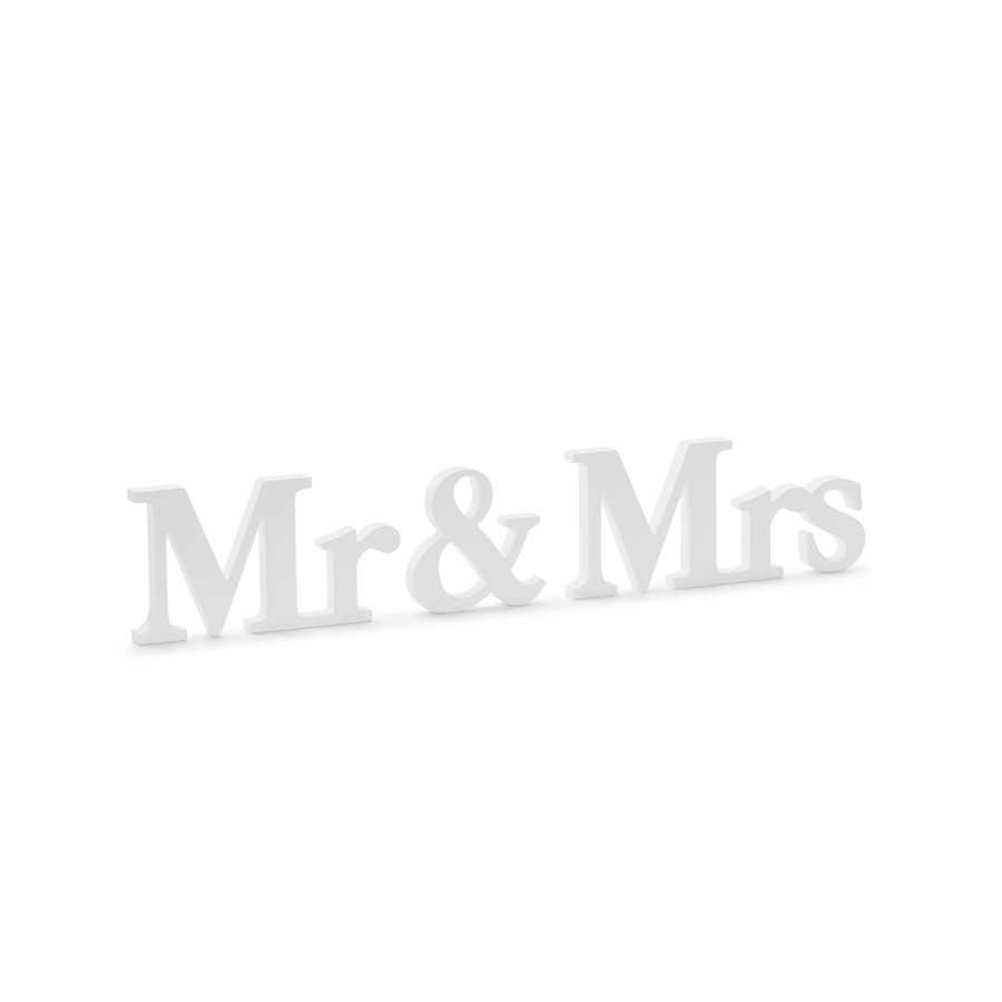 Mr & Mrs en bois