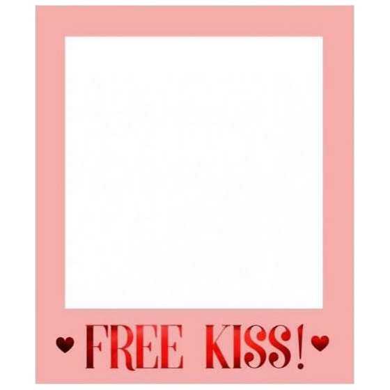 Pancarte Free Kiss