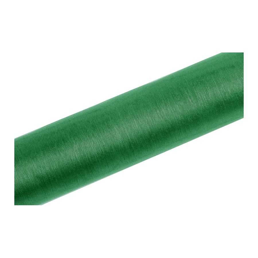 9 m organza vert 16 cm