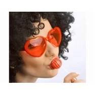 Lunette coeur rouge mise en scène